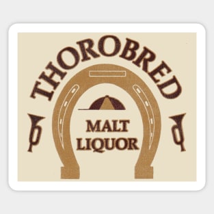 Thorobred Malt Liquor Beer Retro Defunct Breweriana Sticker